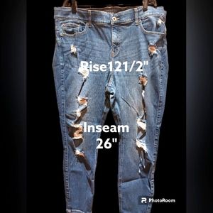 TorridBombshellSkinnyJeans22ShortEUC